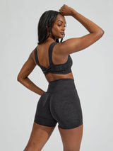Thumbnail 7 of Synergy Seamless Sports Bra - Charcoal, 7 of 7