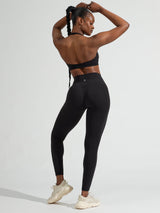 Thumbnail 3 of Revolution Halter Sports Bra - Onyx Black, 3 of 7
