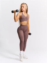 Thumbnail 4 of Miracle Seamless Legging - Mocha Berry, 4 of 5