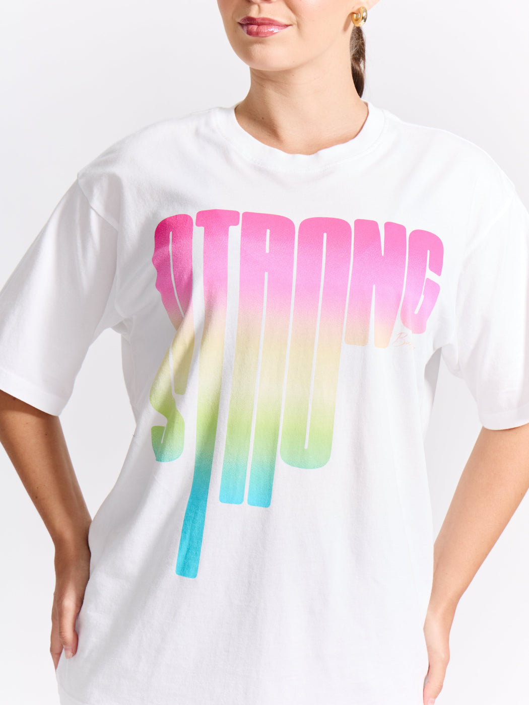 **PREORDER** Strong SS Tee - White