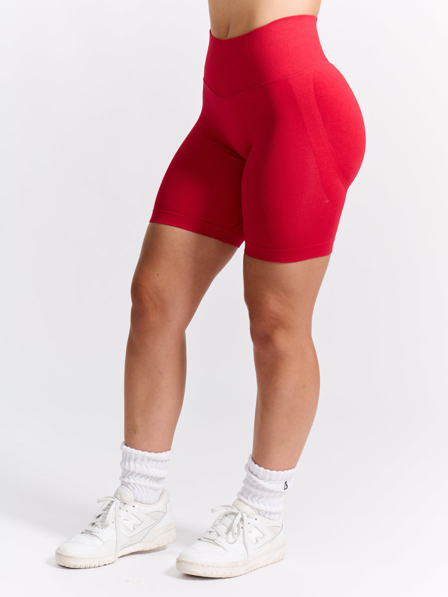 Miracle Seamless Short 6" - Lipstick Red