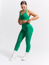 Thumbnail 2 of Halter Seamless Sports Bra - Lucky Charm, 2 of 5