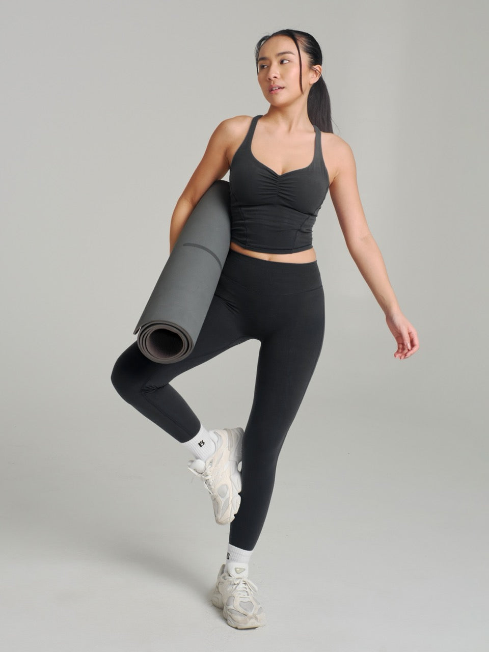 Poshknit Aggressive Scrunch Legging - Onyx Black