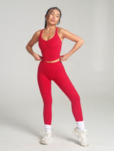 Thumbnail 3 of Poshknit Waist Tank - Lipstick Red, 3 of 3
