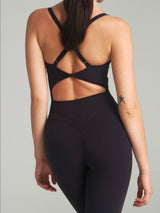 Thumbnail 4 of Poshknit Scrunch Bodysuit - Onyx Black, 4 of 5