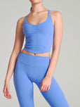 Poshknit Waist Tank - Azul