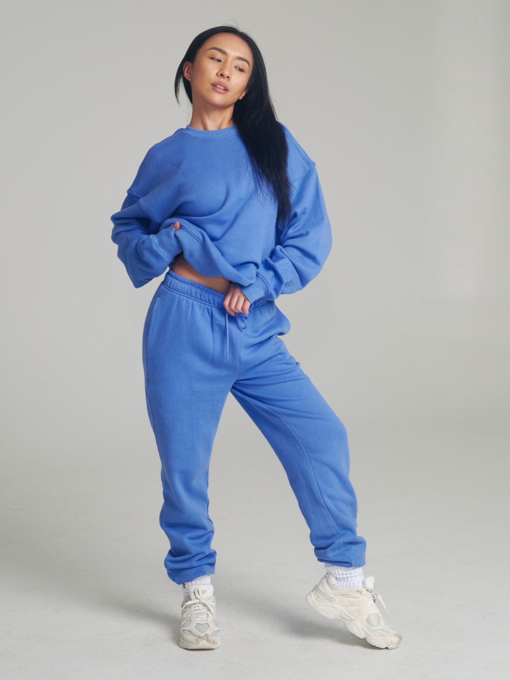 Threads Zip Hoodie - Azul