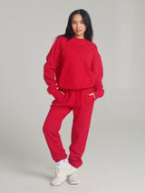 Thumbnail 3 of Threads Jogger Sweatpant - Lipstick Red, 3 of 3