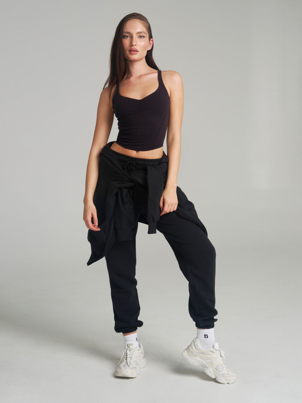 Threads Zip Hoodie - Onyx Black
