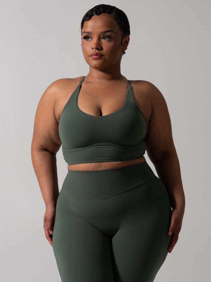 Poshknit Sports Bra - Limon Pepino