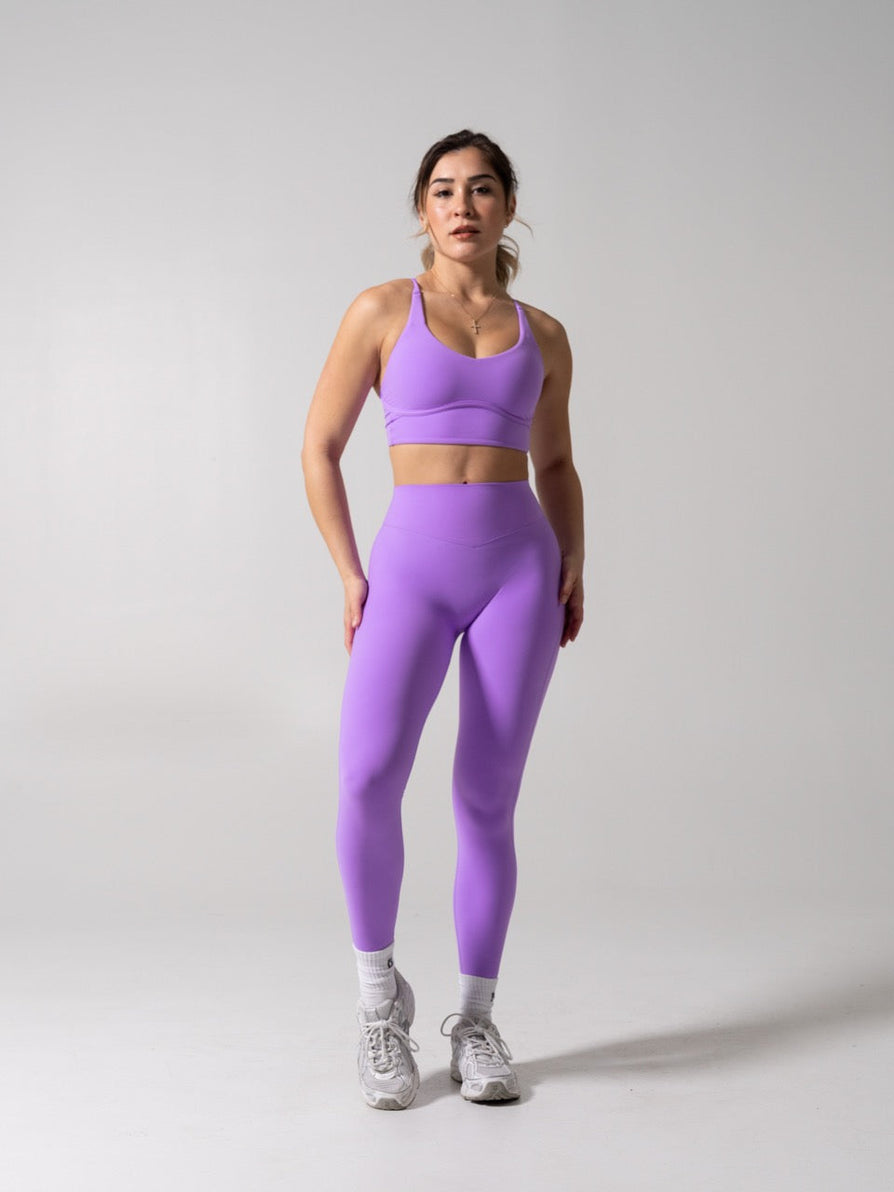 Poshknit Sports Bra - Taffy Purple