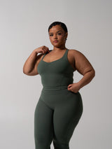 Thumbnail 3 of Poshknit Waist Tank - Limon Pepino, 3 of 7