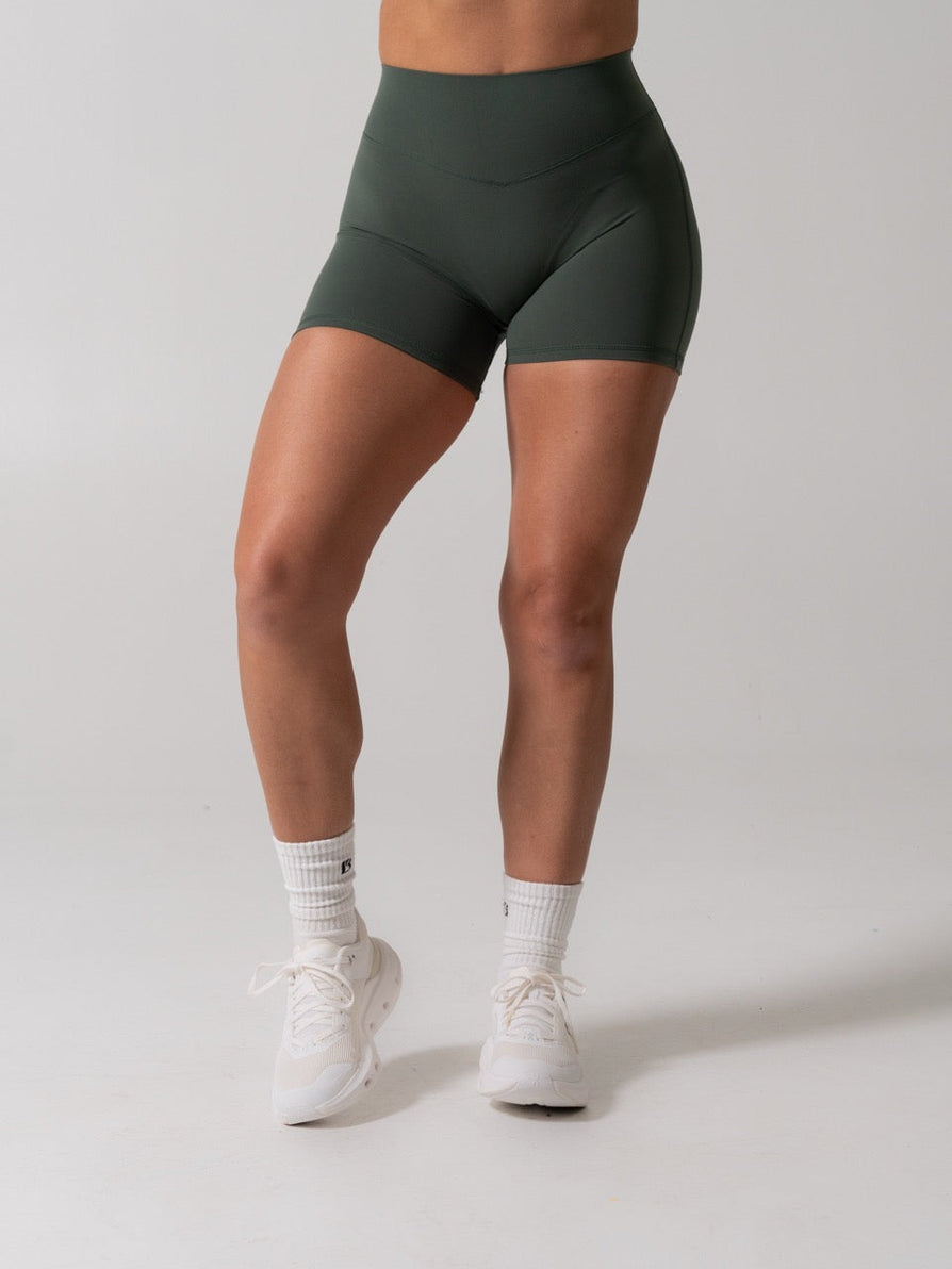 Poshknit Aggressive Scrunch Short 5" - Limon Pepino