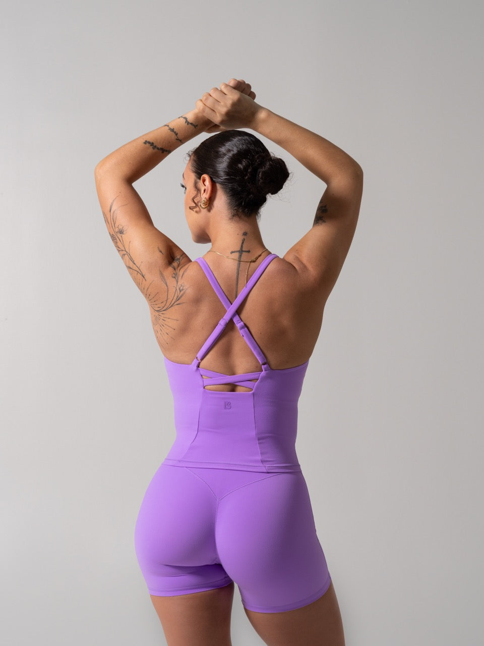 Poshknit Hip Tank - Taffy Purple