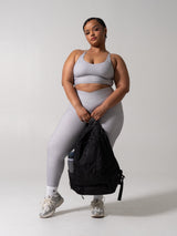 Thumbnail 3 of Siren Scrunch Legging - Platinum, 3 of 7