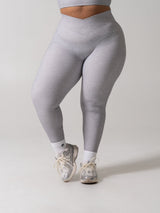 Thumbnail 1 of Siren Scrunch Legging - Platinum, 1 of 7