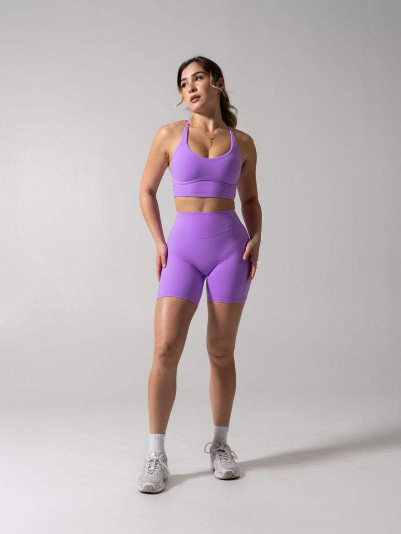 Poshknit Aggressive Scrunch Short 7" - Taffy Purple