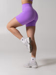 Poshknit Aggressive Scrunch Short 7" - Taffy Purple