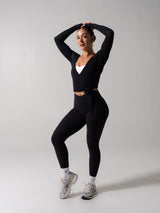 Thumbnail 3 of Ballet Wrap - Onyx Black, 3 of 11