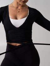 Thumbnail 1 of Ballet Wrap - Onyx Black, 1 of 11