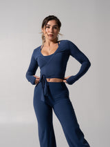 Thumbnail 9 of Ballet Wrap - Baked Blue, 9 of 12