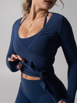 Thumbnail 1 of Ballet Wrap - Baked Blue, 1 of 12