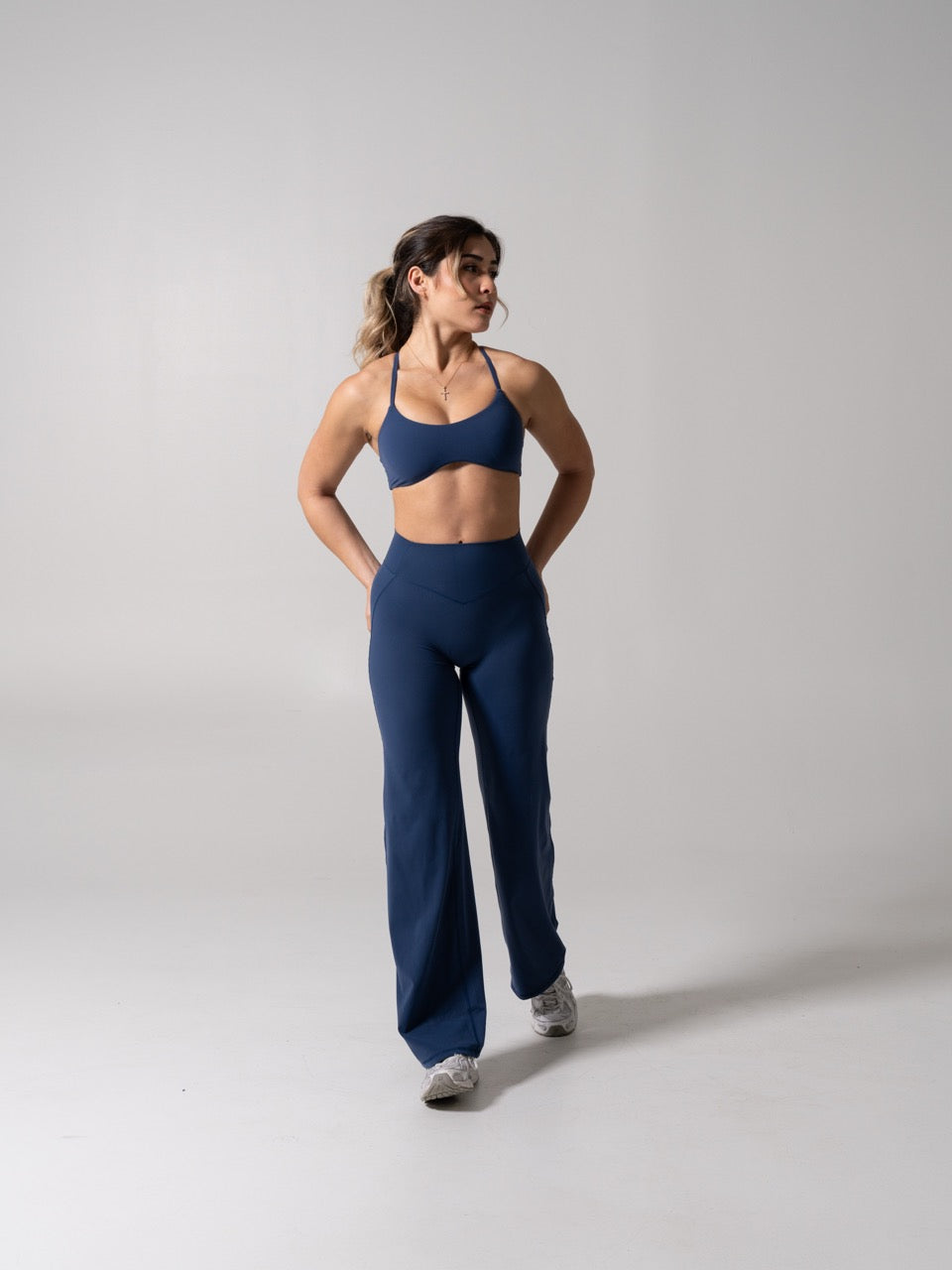 Poshknit Straight Leg Pant - Baked Blue