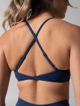 Thumbnail 7 of Barre Sports Bra - Baked Blue, 7 of 8
