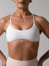 Thumbnail 4 of Barre Sports Bra - White, 4 of 4