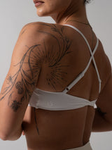Thumbnail 1 of Barre Sports Bra - White, 1 of 4