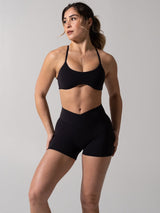 Thumbnail 1 of Barre Sports Bra - Onyx Black, 1 of 8