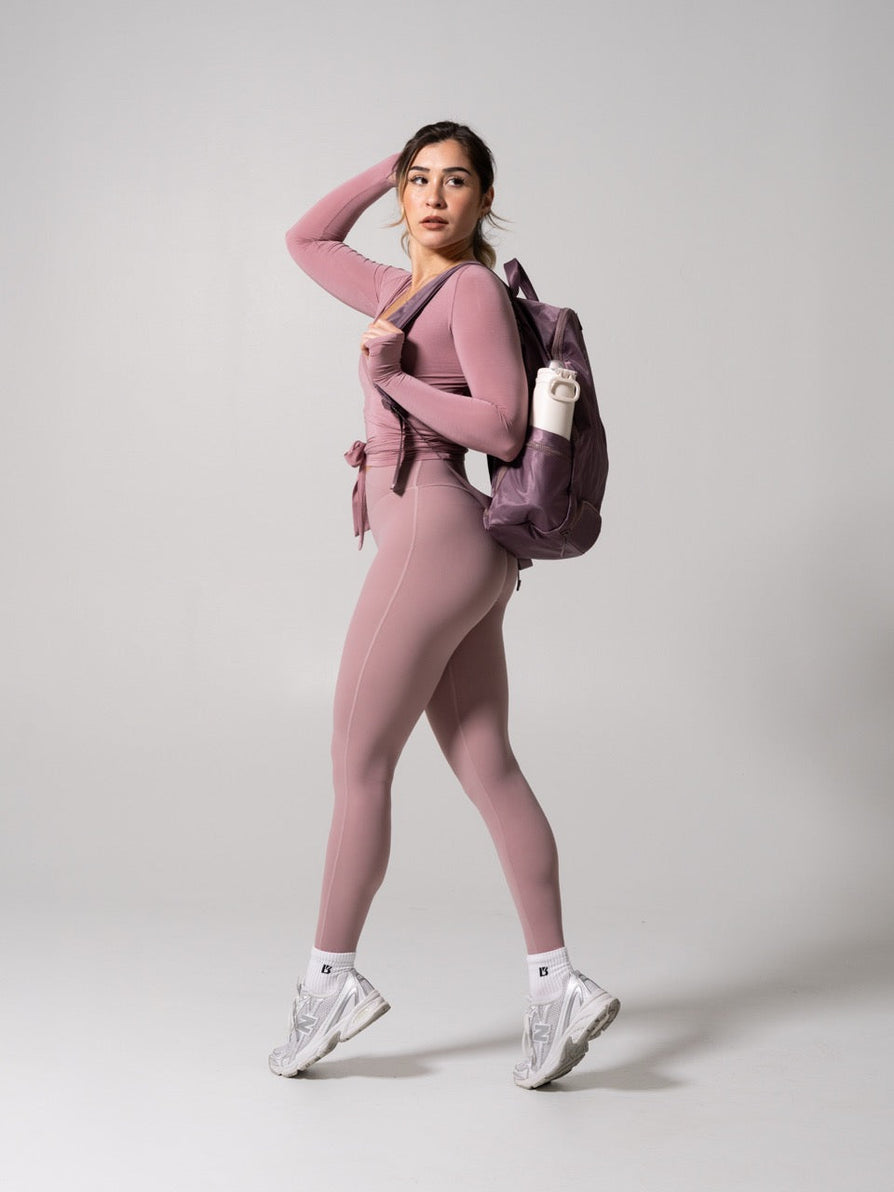 Siren Scrunch Legging - Rose Water