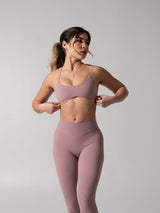 Thumbnail 4 of Barre Sports Bra - Rose Water, 4 of 7