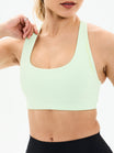 Colorado Fleece Sports Bra - Honeydew