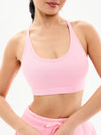 Plush Fleece Bralette - Plastic Pink
