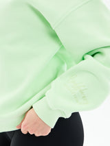 Thumbnail 4 of Plush Fleece Crew Pullover - Honeydew, 4 of 5