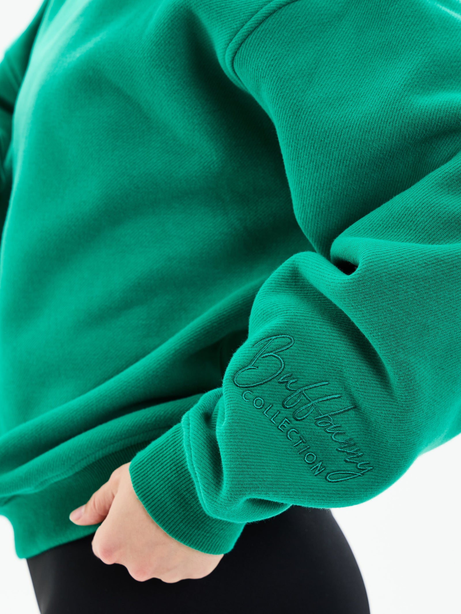 Plush Fleece Crew Pullover - Lucky Charm