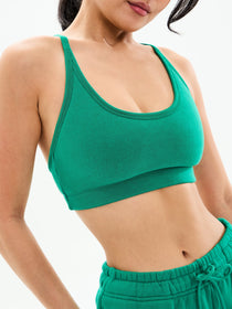 Plush Fleece Bralette - Lucky Charm