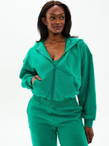 Thumbnail 3 of Plush Fleece Zip Hoodie - Lucky Charm, 3 of 5