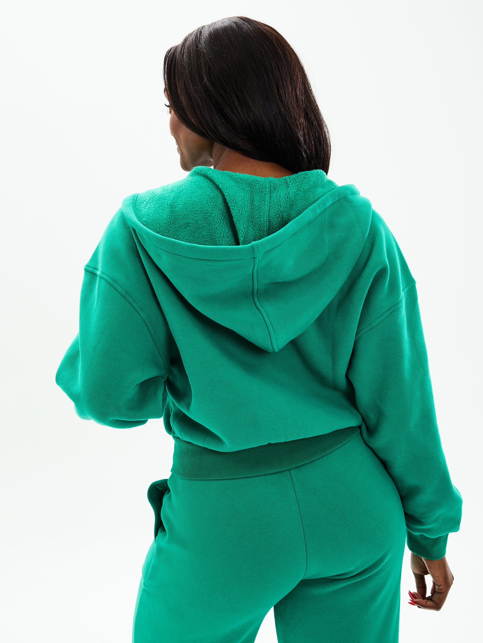 Plush Fleece Zip Hoodie - Lucky Charm