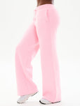 Plush Fleece Straight Leg Sweat Pant - Plastic Pink