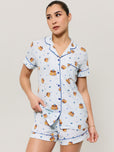 **PREORDER** Pajama Shorts Set - Pancake Print