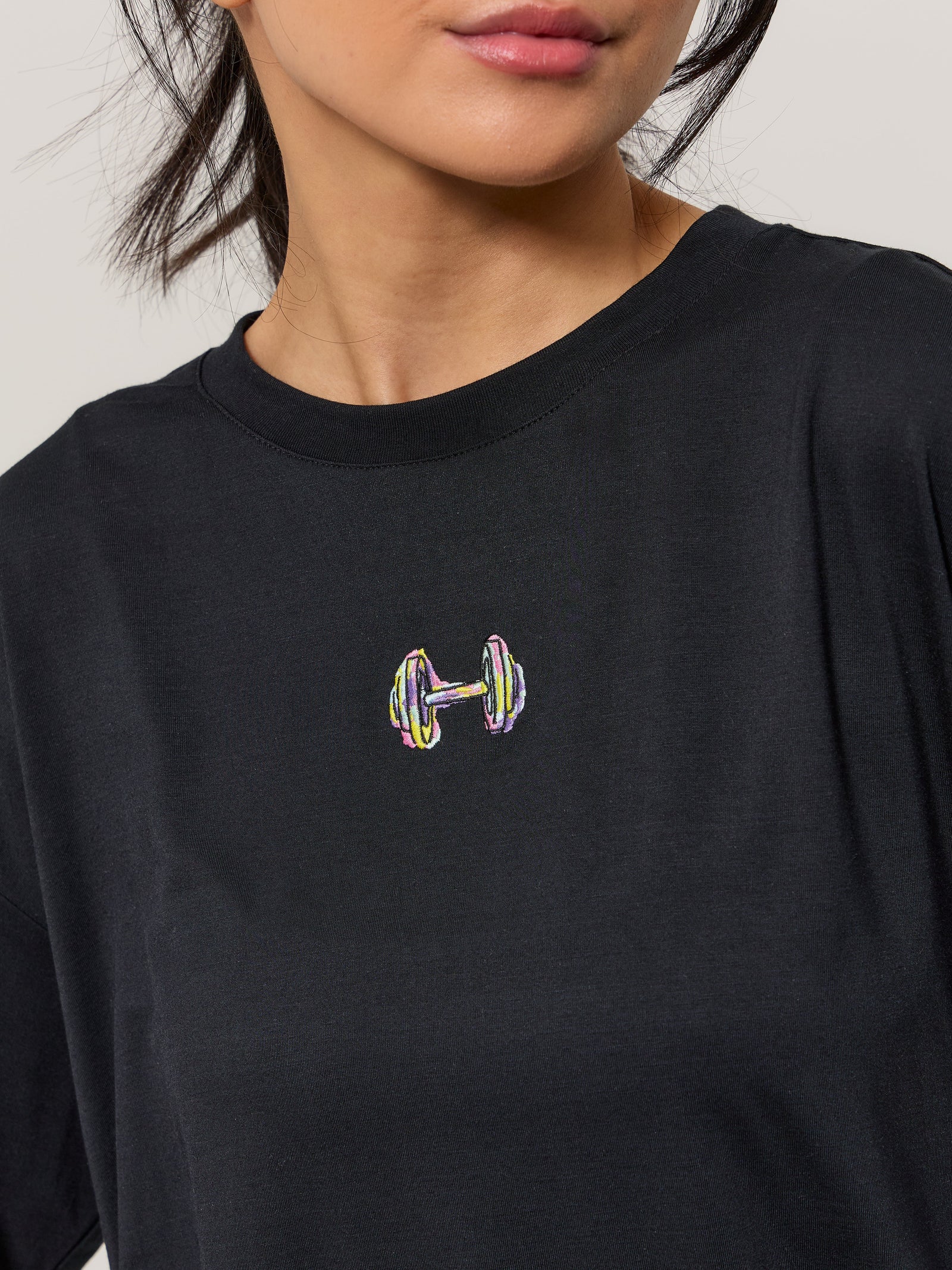 **PREORDER** Pajama Tee Shirt - Black