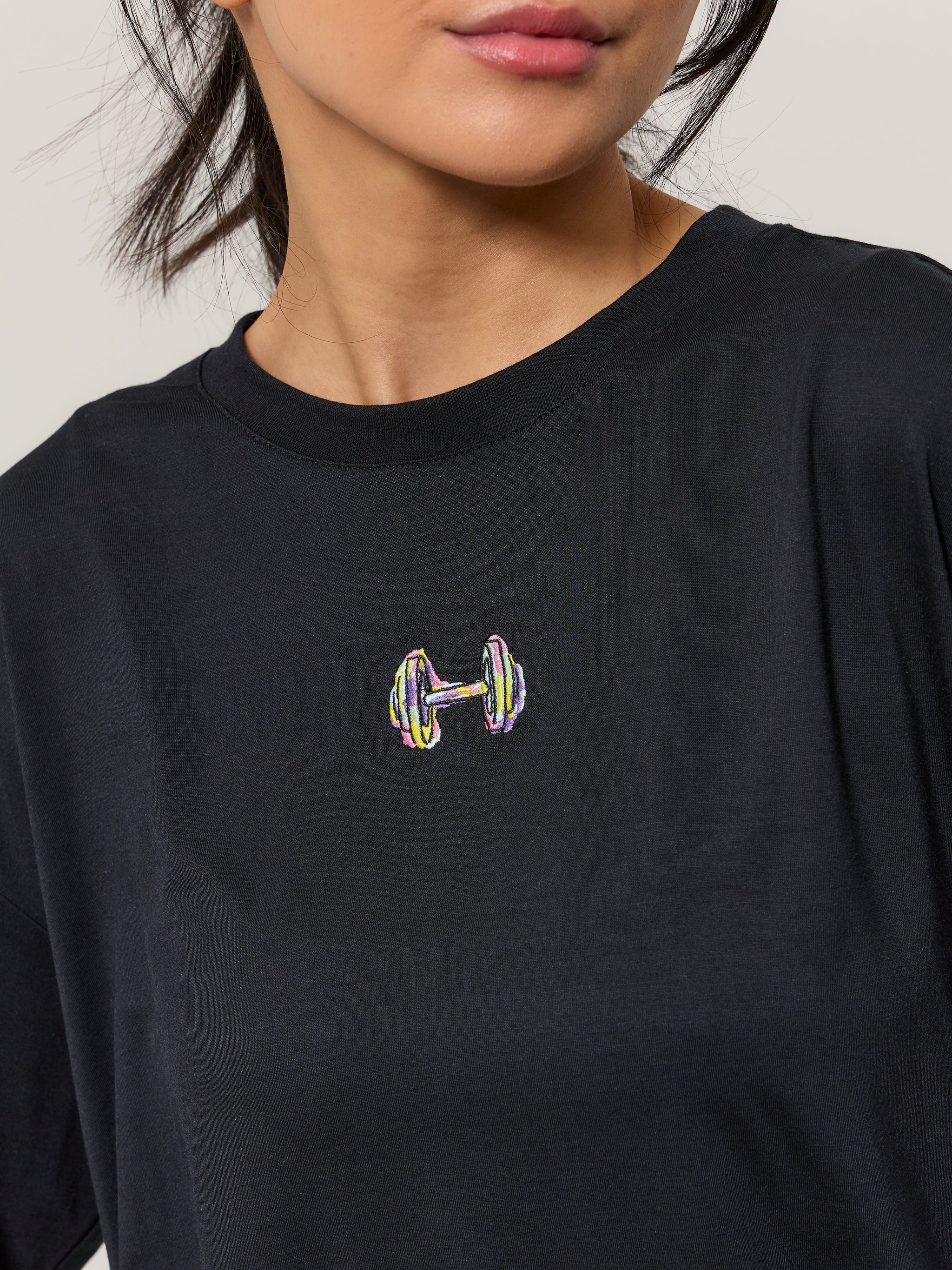 **PREORDER** Pajama Tee Shirt - Black