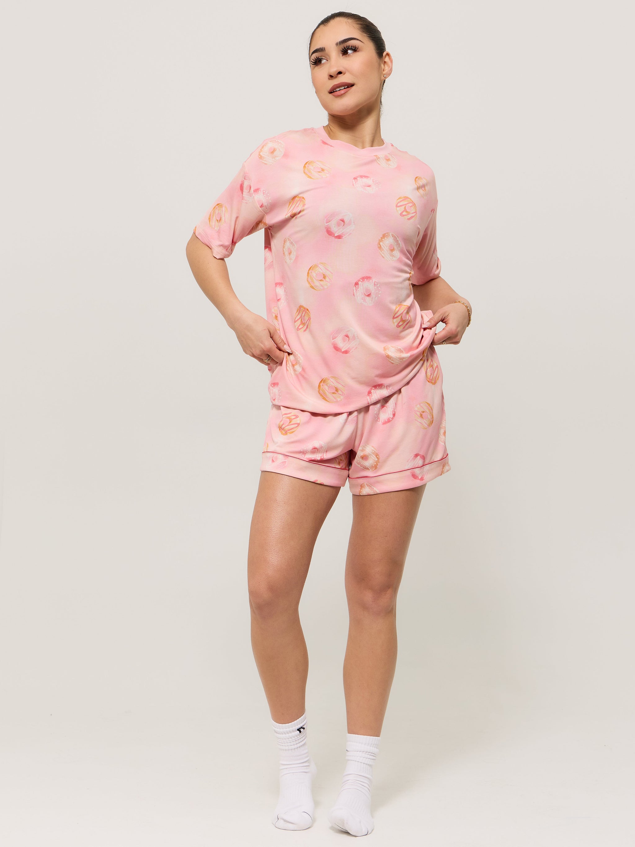 **PREORDER** Pajama Tee Shirt - Donut Print