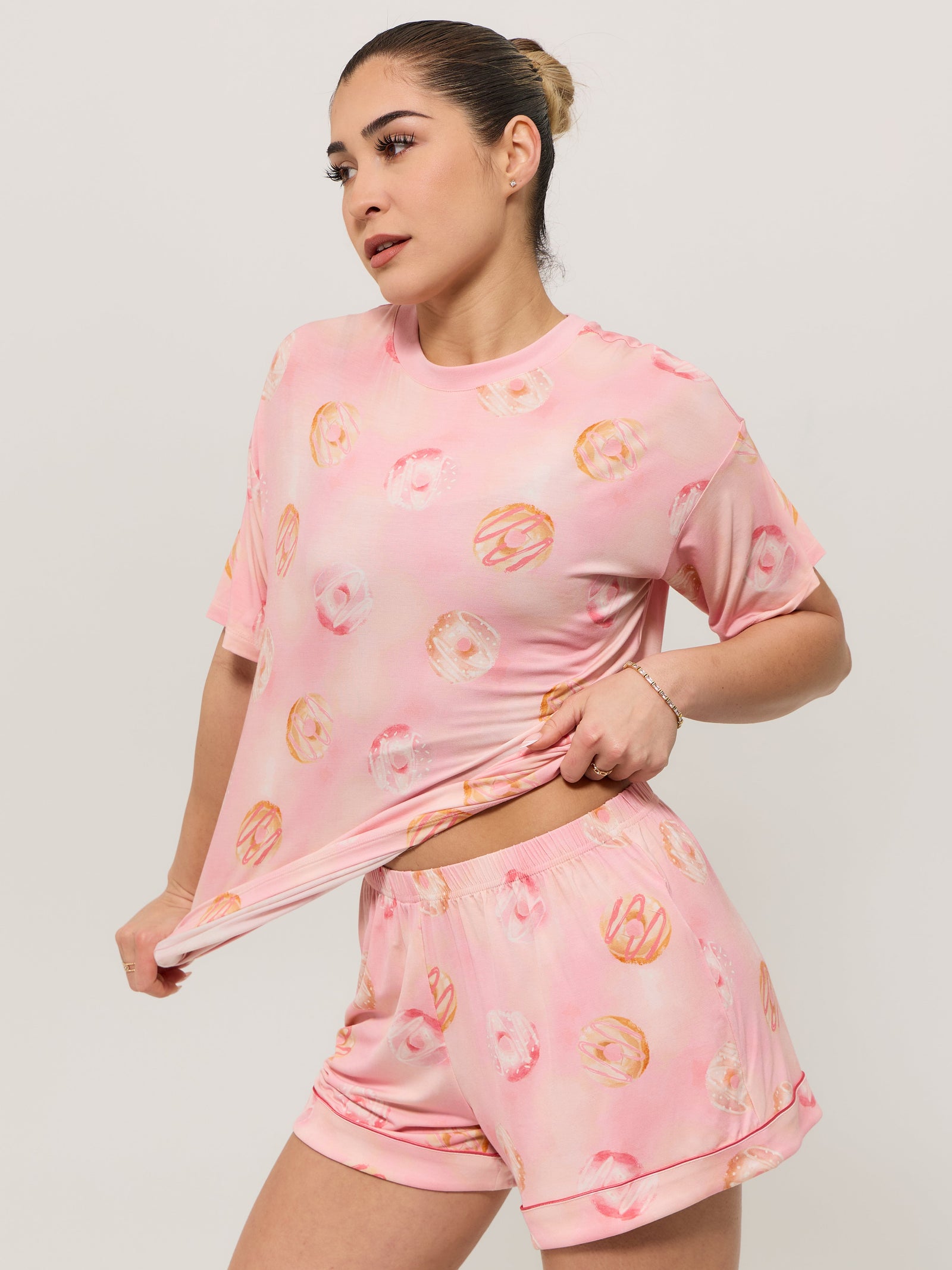 **PREORDER** Pajama Tee Shirt - Donut Print