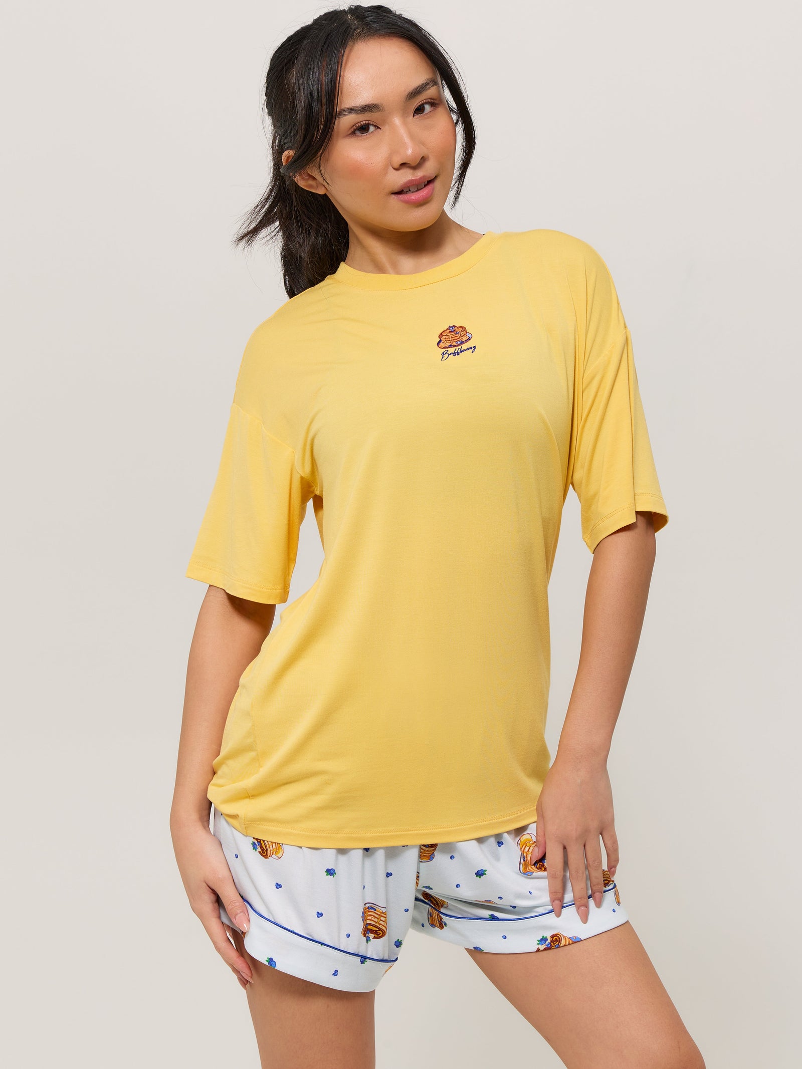 **PREORDER** Pajama Tee Shirt - Yellow