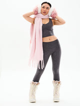 Thumbnail 3 of Dream Heather V Neck Tank - Heather Charcoal, 3 of 3