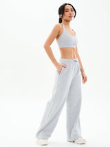 Thumbnail 4 of Plush Fleece Bralette - Heather Grey, 4 of 5