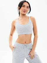 Thumbnail 5 of Plush Fleece Bralette - Heather Grey, 5 of 5